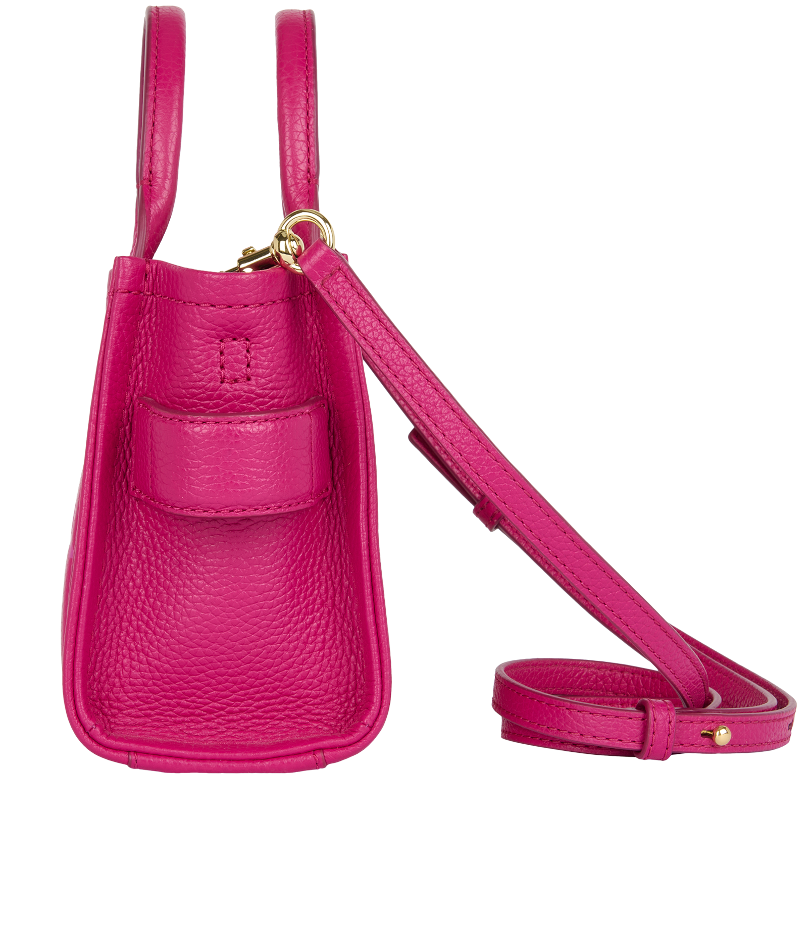 Mini Tote, &pound;175, Handbags, Pink, Leather, Bottom view
